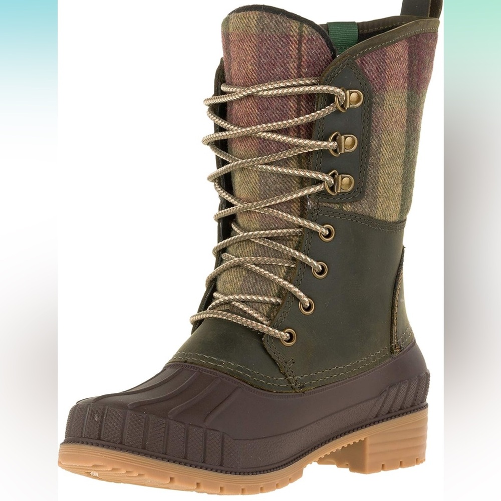 Kamik 3M Thinsulate Water Resistant Genuine Leather Lace Up High Boots Womens 7 - Picture 3 of 13